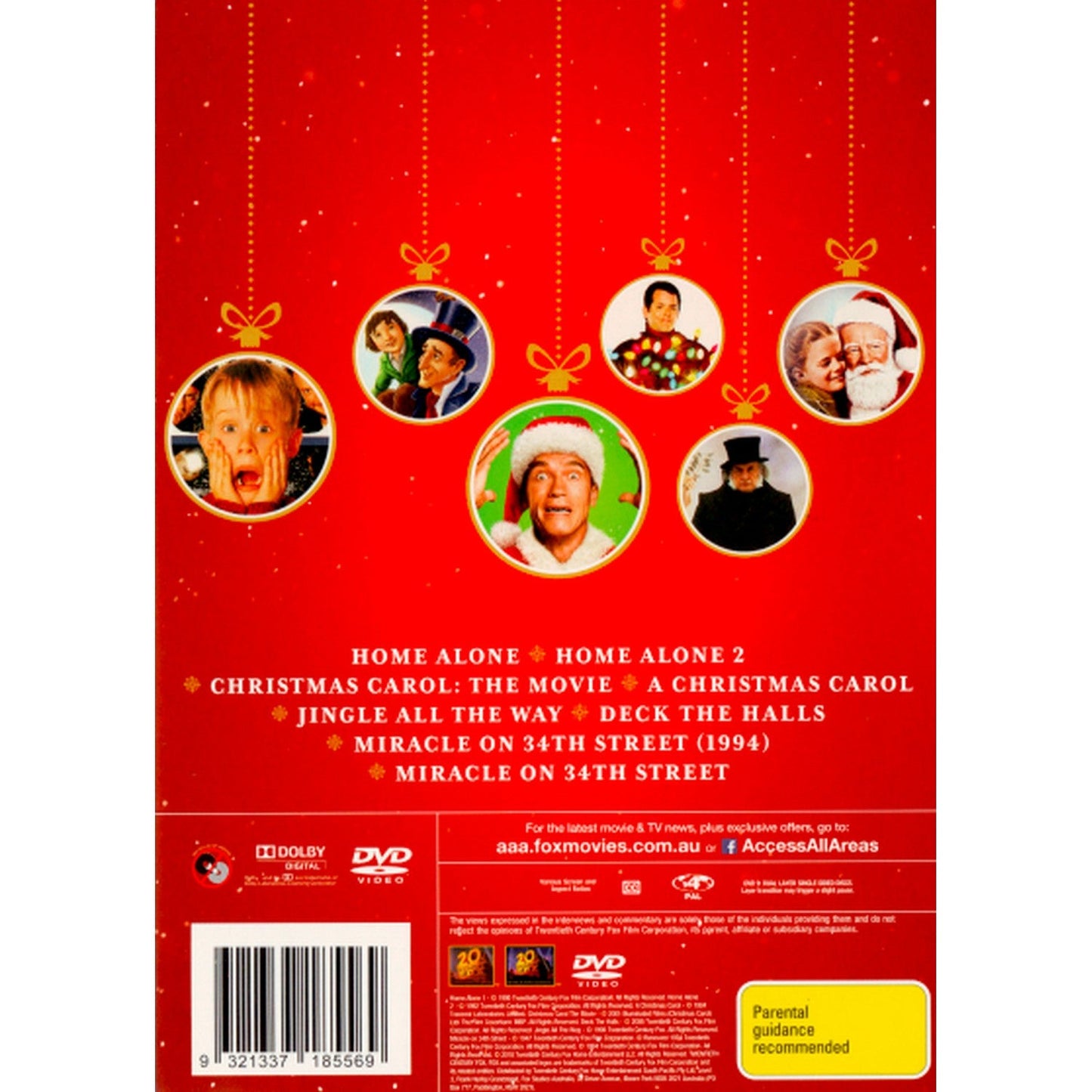 The Ultimate Christmas Collection (Home Alone 1 & 2/Christmas Carol Movie/A Christmas Carol/Jingle All the Way/Deck the Halls/Miracle on 34th Street) DVD Box Set