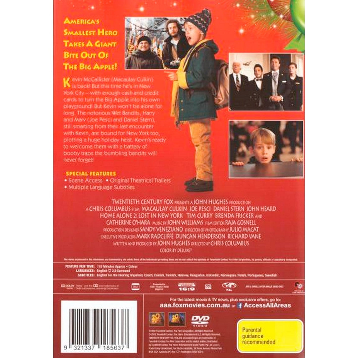 Home Alone 2: Lost in New York (New Packaging) DVD