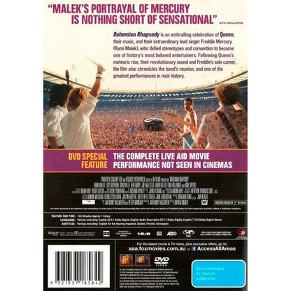 Bohemian Rhapsody DVD