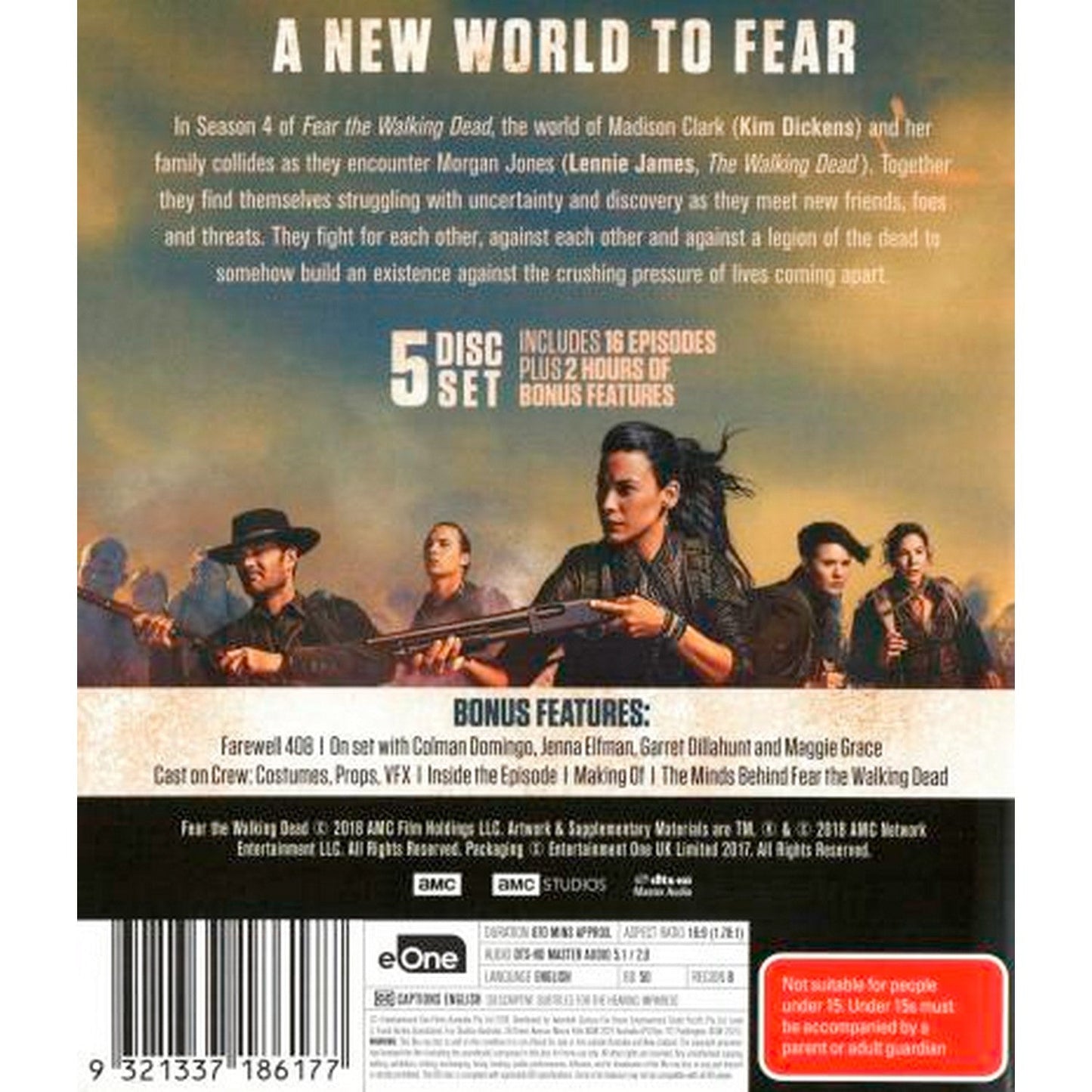 Fear the Walking Dead: Season 4 Blu-Ray