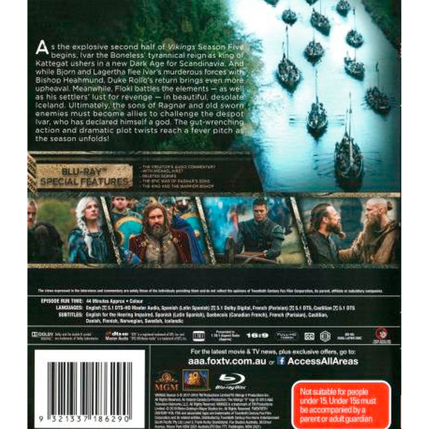 Vikings: Season 5 - Volume 2 Blu-Ray