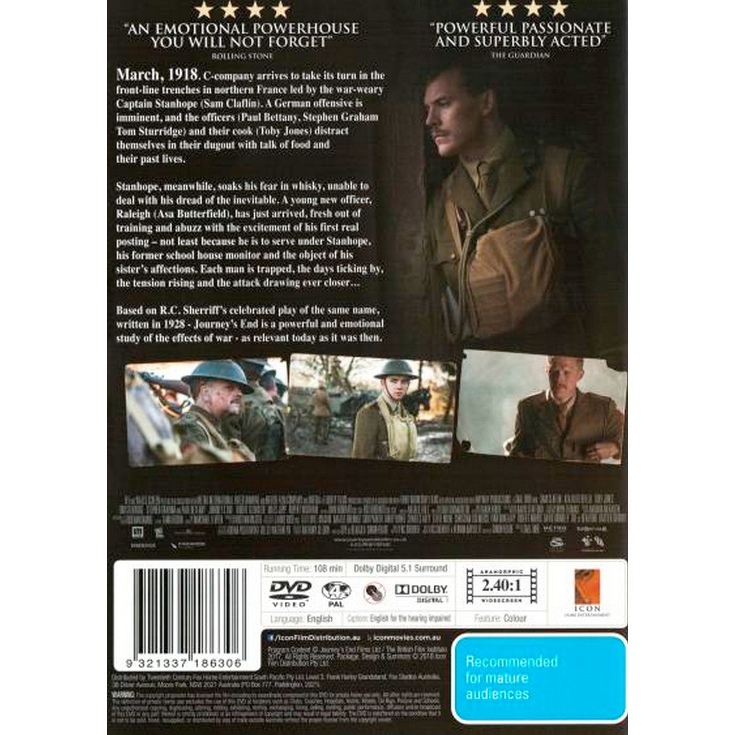 Journey's End DVD