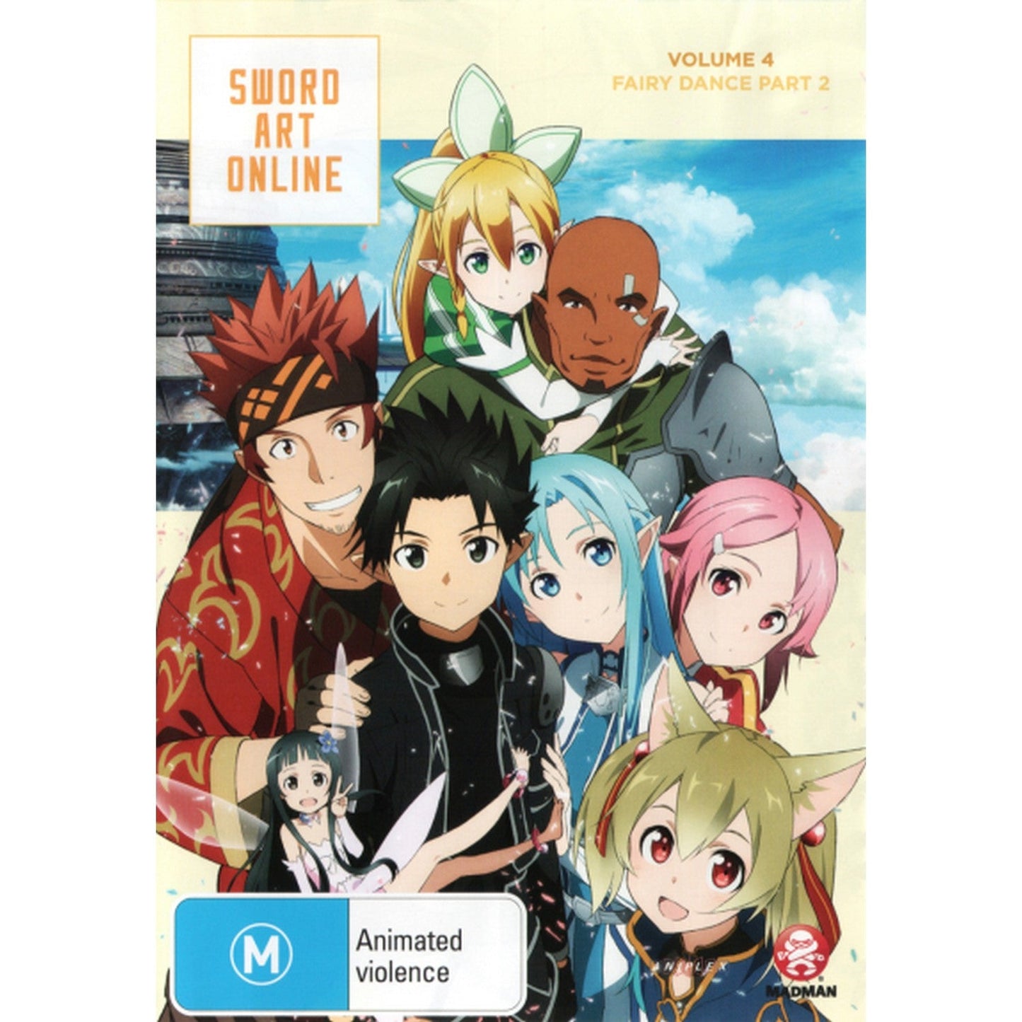 Sword Art Online: Volume 4 Fairy Dance Part 2 (Episodes 20-25) DVD