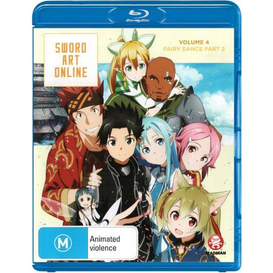 Sword Art Online: Volume 4 Fairy Dance Part 2 (Episodes 20-25) Blu-Ray