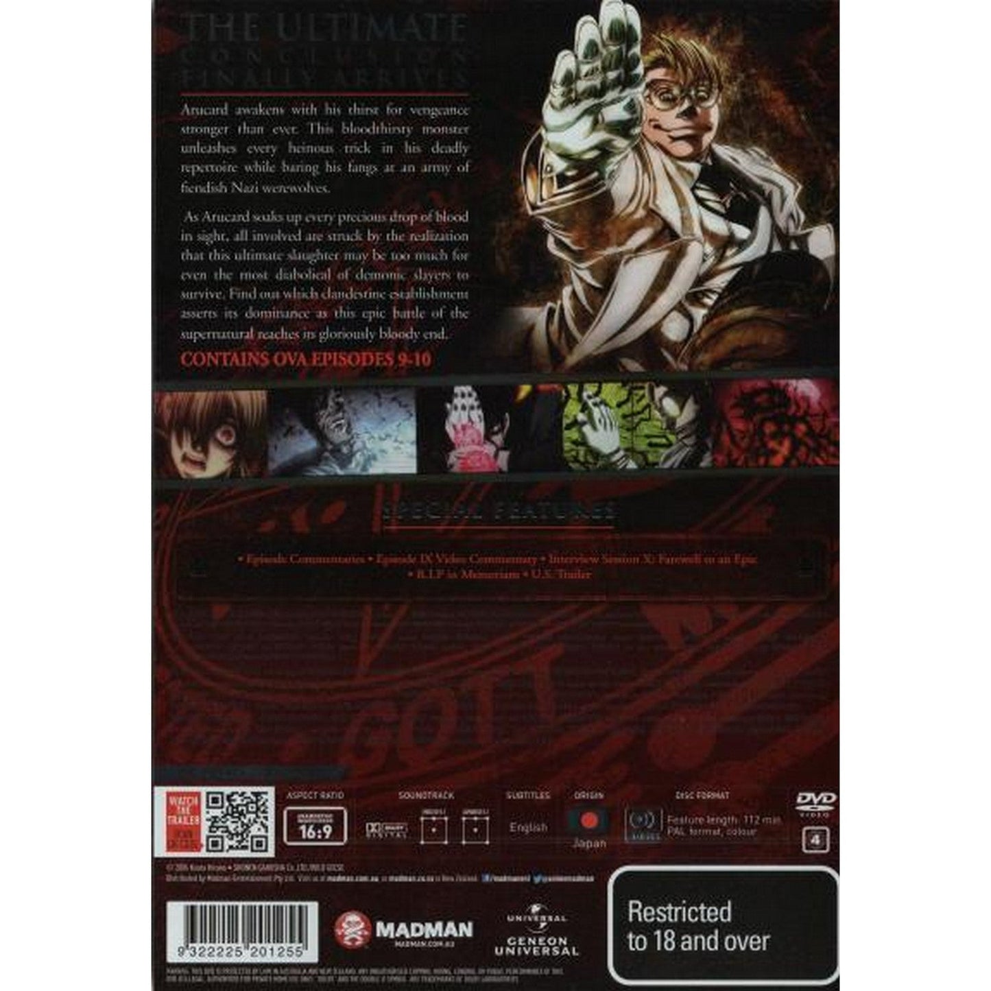 Hellsing: Ultimate Collection 3 (Volumes IX - X) DVD