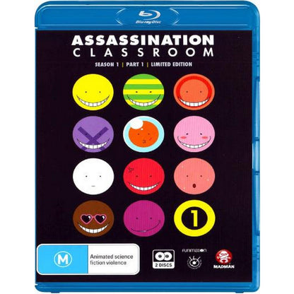 Assassination Classroom: Season 1 Part 1 (Episodes 1-11) (Limited Edition) Blu-Ray