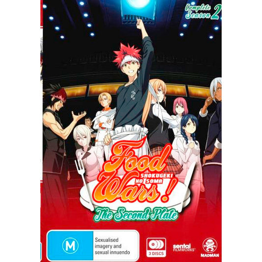 Food Wars! The Second Plate: Season 2 DVD