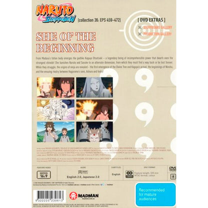 Naruto Shippuden: Collection 36 (Episodes 459-472) DVD