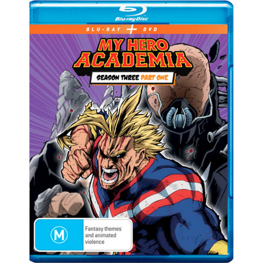 My Hero Academia: Season 3 - Part 1 Blu-Ray + DVD