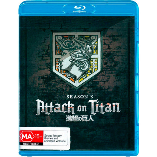 Attack on Titan - Season 3 Part 1 (Episodes 1-12) (Limited Edition) Blu-Ray + DVD