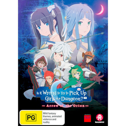 Is it Wrong to Try to Pick up Girls in a Dungeon?: Arrow of the Orion DVD