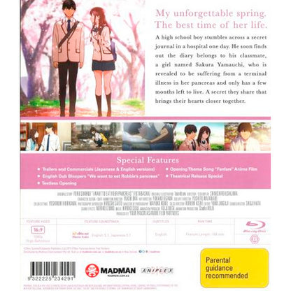 I Want to Eat Your Pancreas Blu-Ray