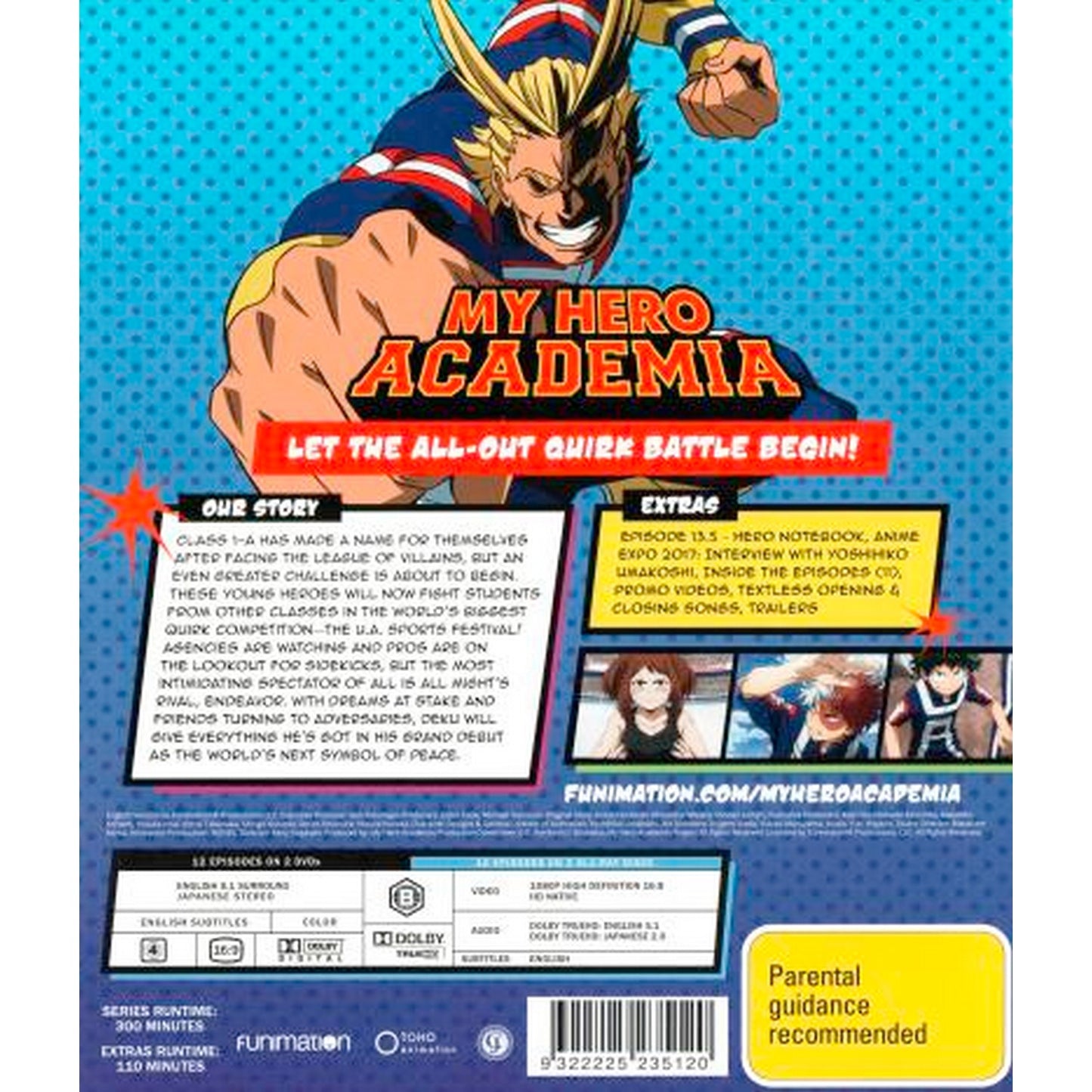 My Hero Academia: Season 2 - Part 1 Blu-Ray + DVD