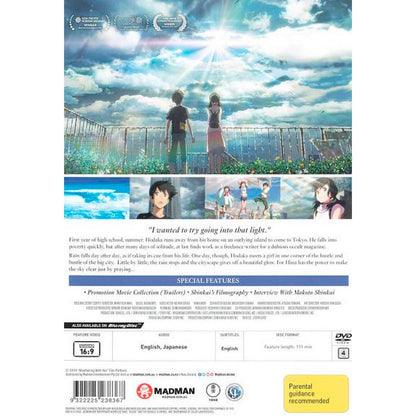 Weathering with You DVD