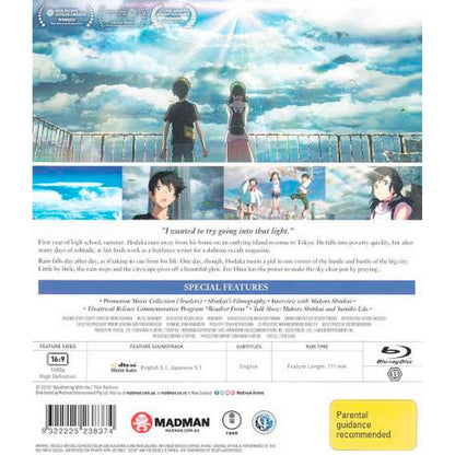 Weathering with You Blu-Ray