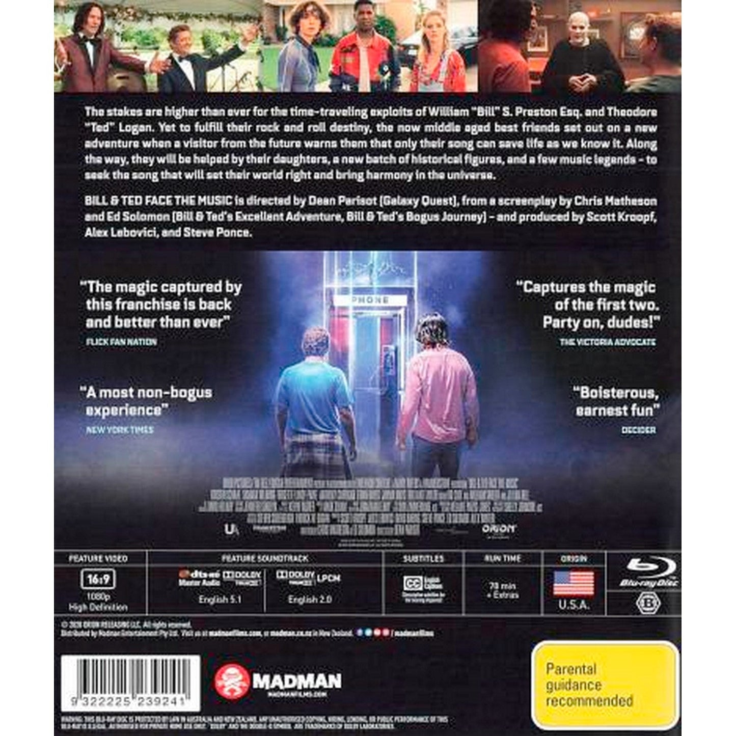 Bill & Ted Face the Music Blu-Ray