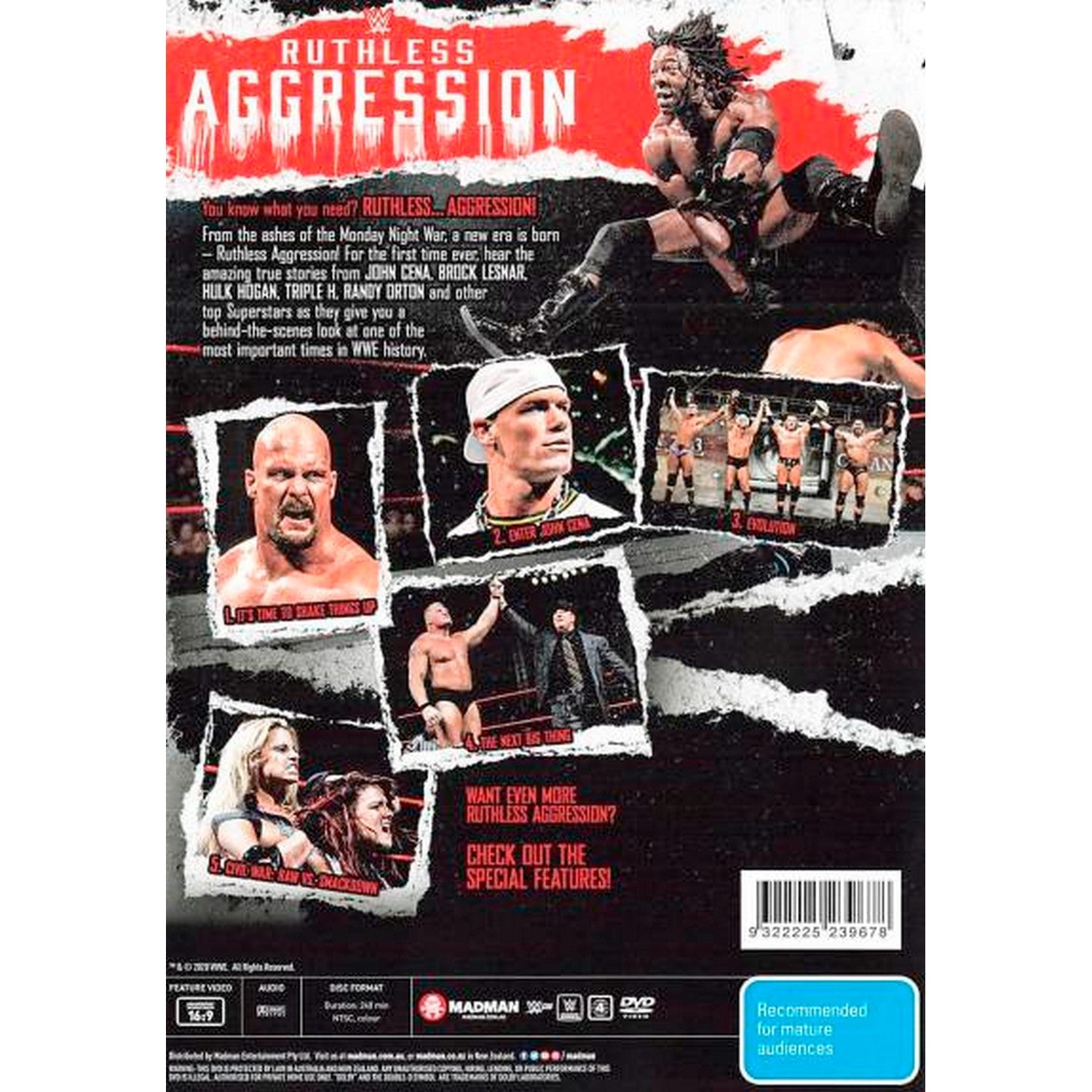 WWE Ruthless Aggression Volume 1 DVD