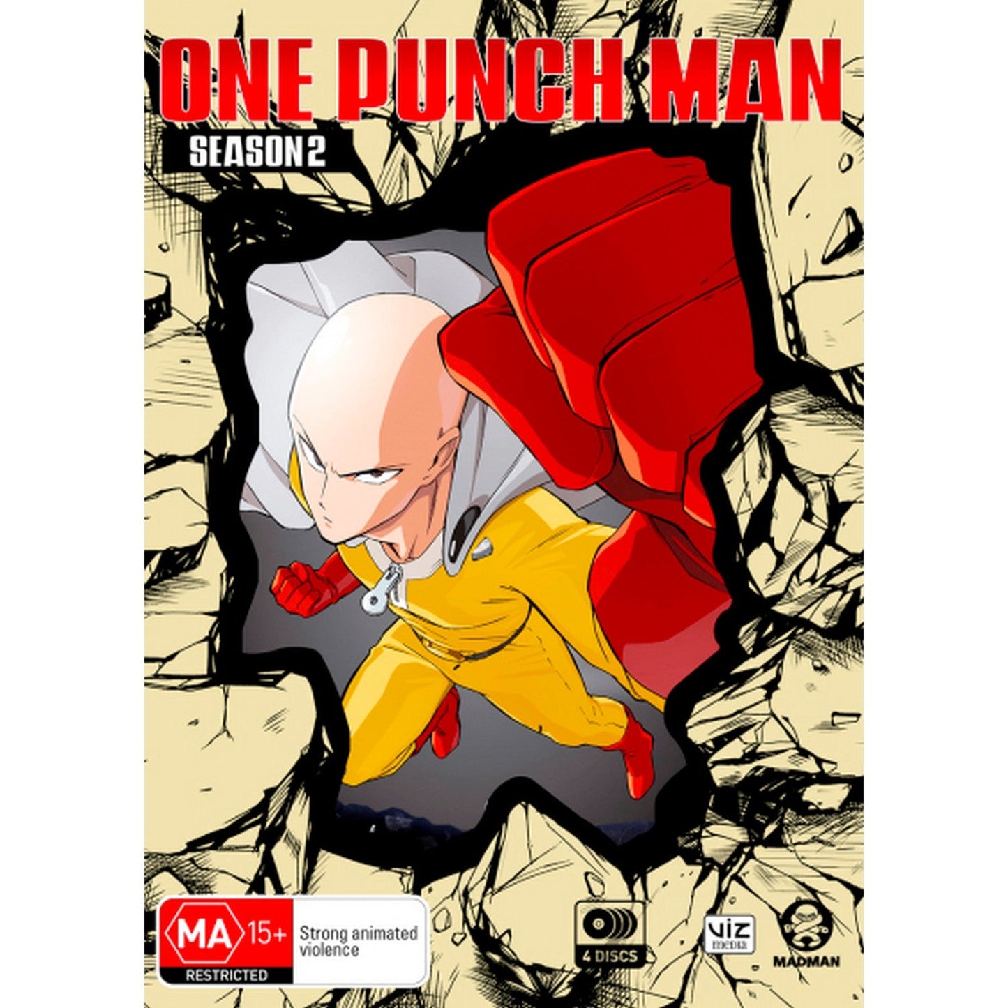 One Punch Man: Season 2 Limited Edition Blu-Ray + DVD