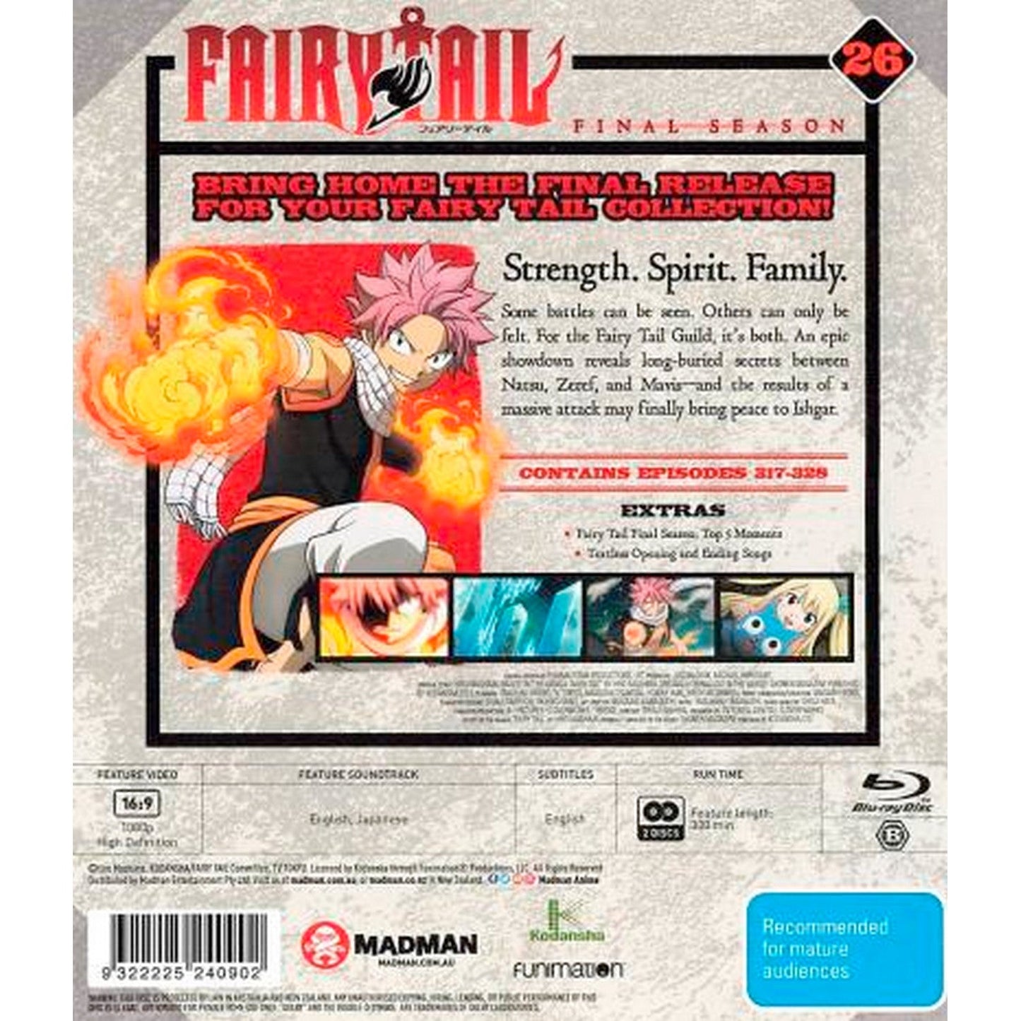 Fairy Tail: Collection 26 (Final Season) Blu-Ray