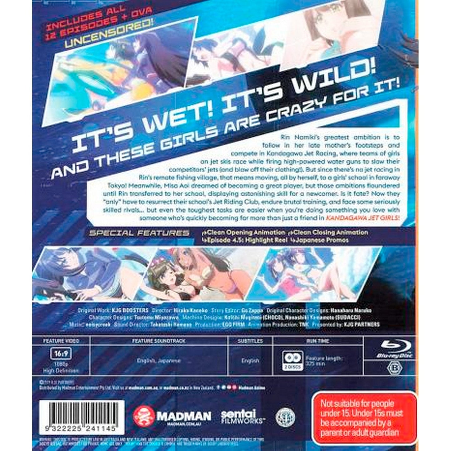 Kandagawa Jet Girls: The Complete Series Blu-Ray