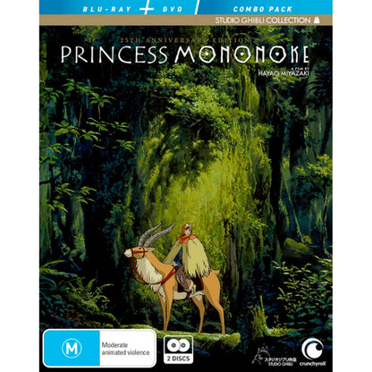 Princess Mononoke: 25th Anniversary Limited Edition Blu-Ray + DVD