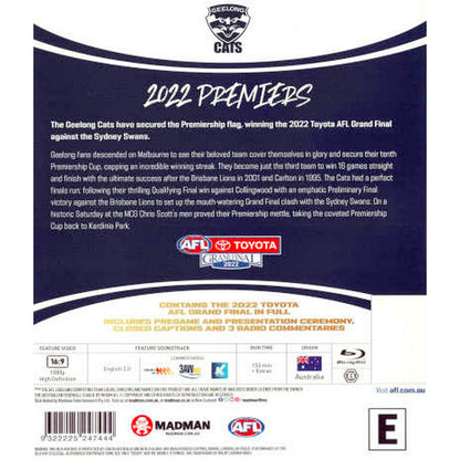 AFL Premiers (2022) Geelong Cats Blu-Ray