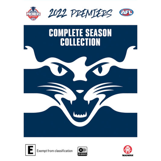 2022 Toyota AFL Premiers - Geelong Cats Season Collection DVD Box Set