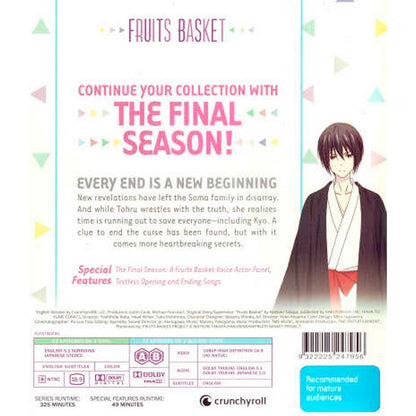 Fruits Basket: Season 3 (The Final Season) Blu-Ray + DVD