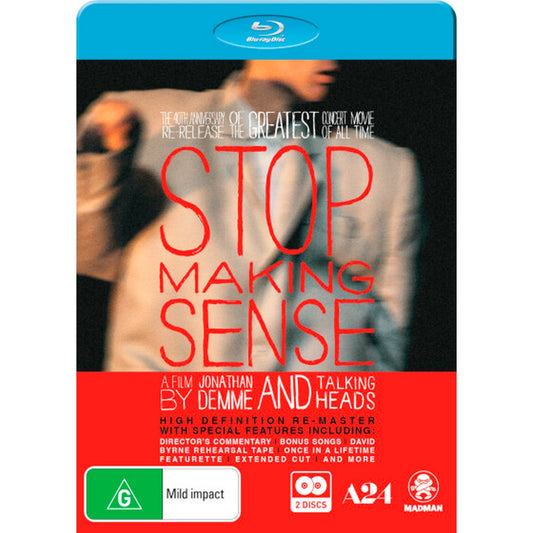 Stop Making Sense (40th Anniversary Special Edition) Blu-Ray