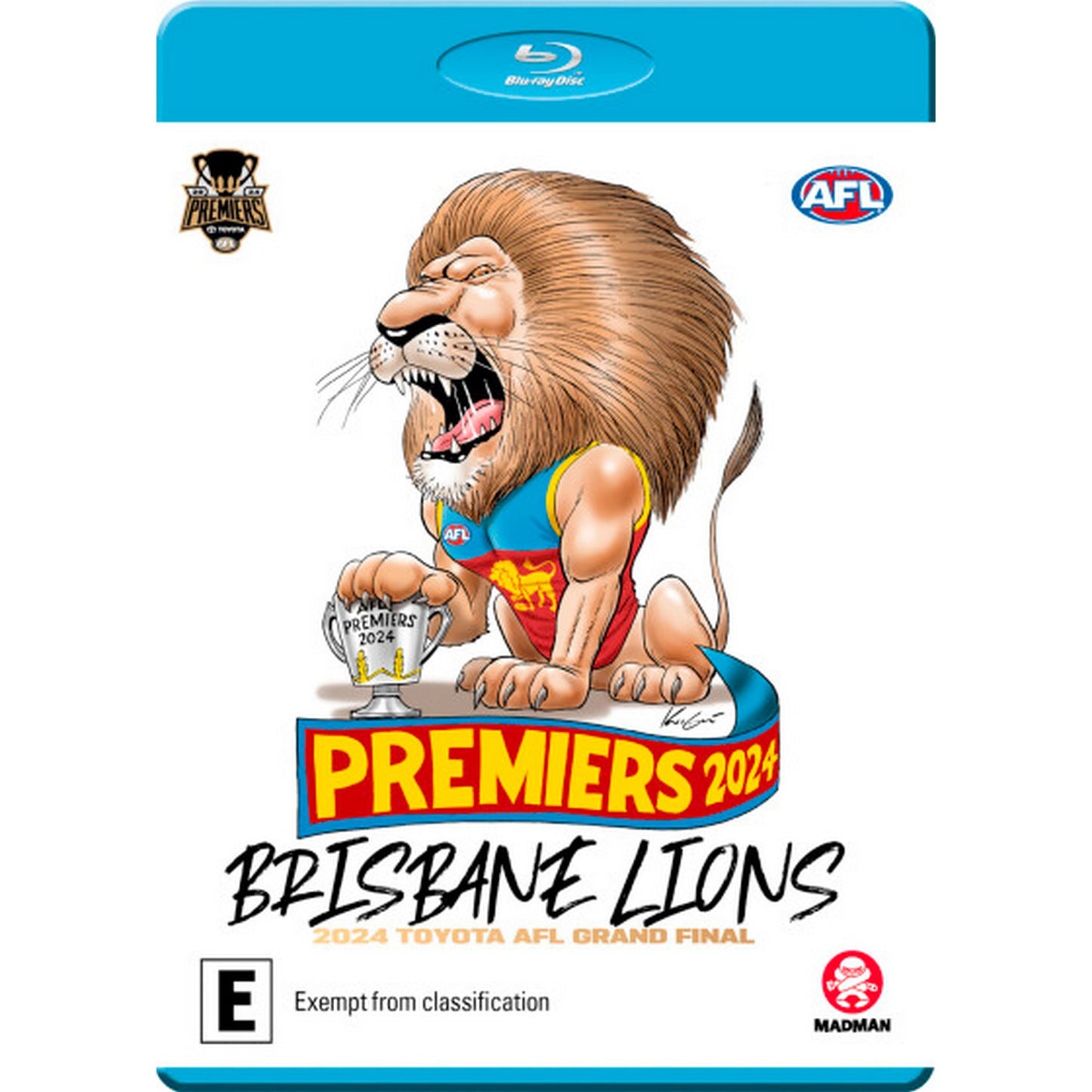 2024 Toyota AFL Grand Final Premiers - Brisbane Lions Blu-Ray