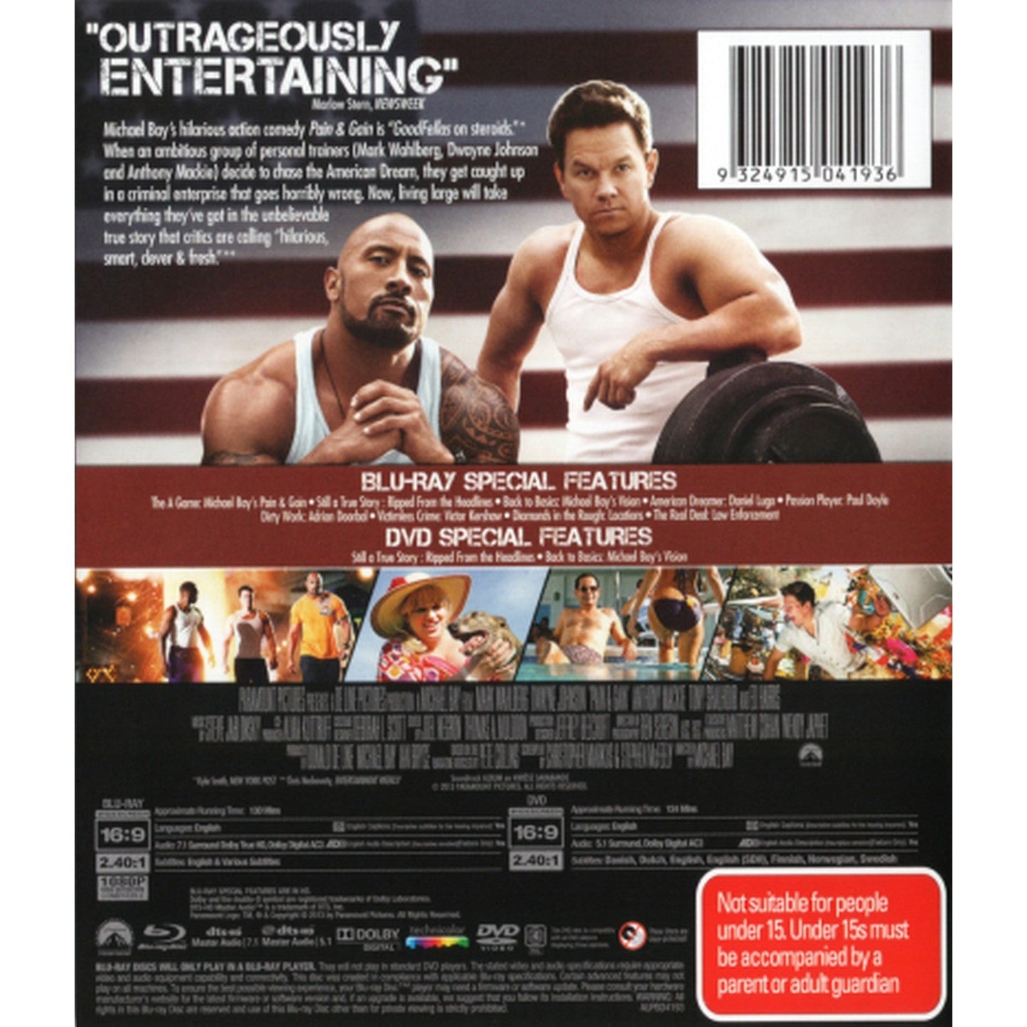 Pain and Gain Blu-Ray + DVD