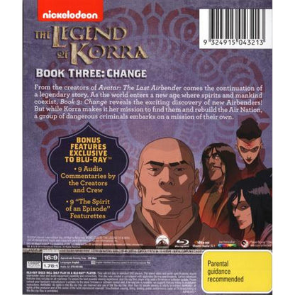 The Legend of Korra: Book 3: Change Blu-Ray