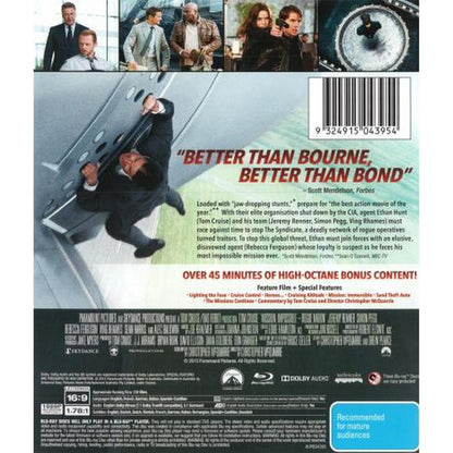 Mission: Impossible - Rogue Nation Blu-Ray