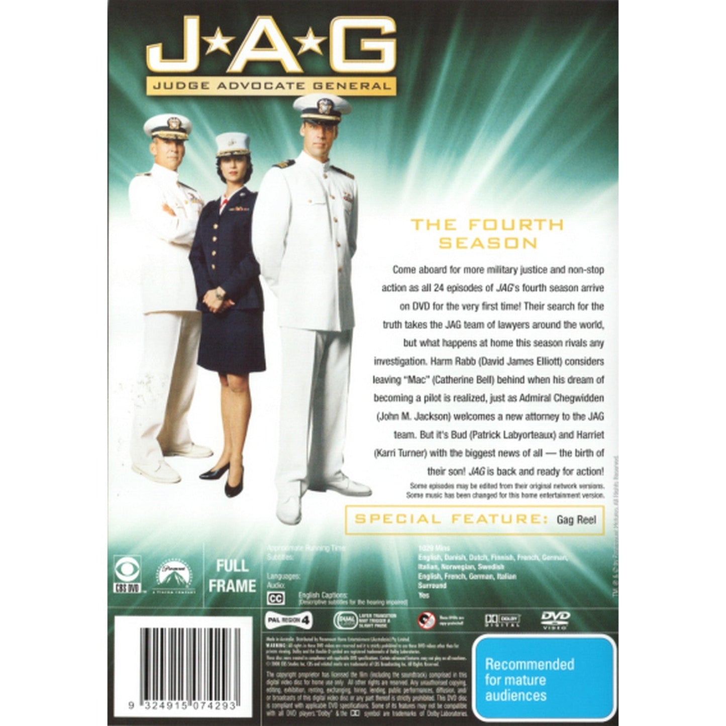 JAG: Judge Advocate General - Season 4 DVD