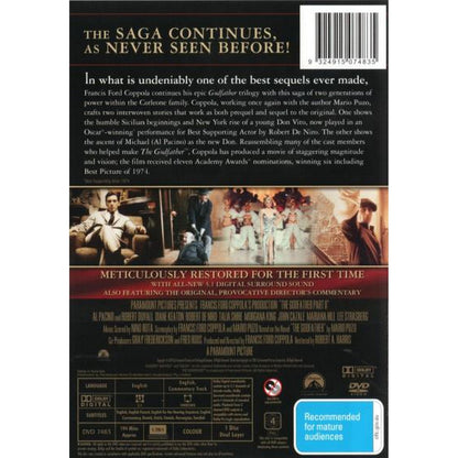 The Godfather: Part II DVD