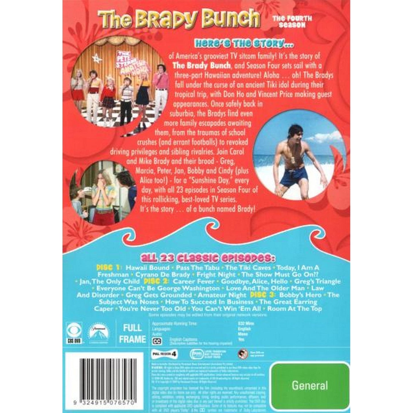 The Brady Bunch: Season 4 DVD