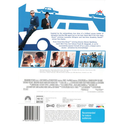 Catch Me If You Can DVD