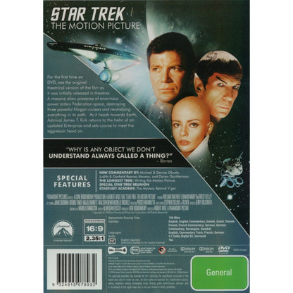 Star Trek I: The Motion Picture - The Feature Film DVD