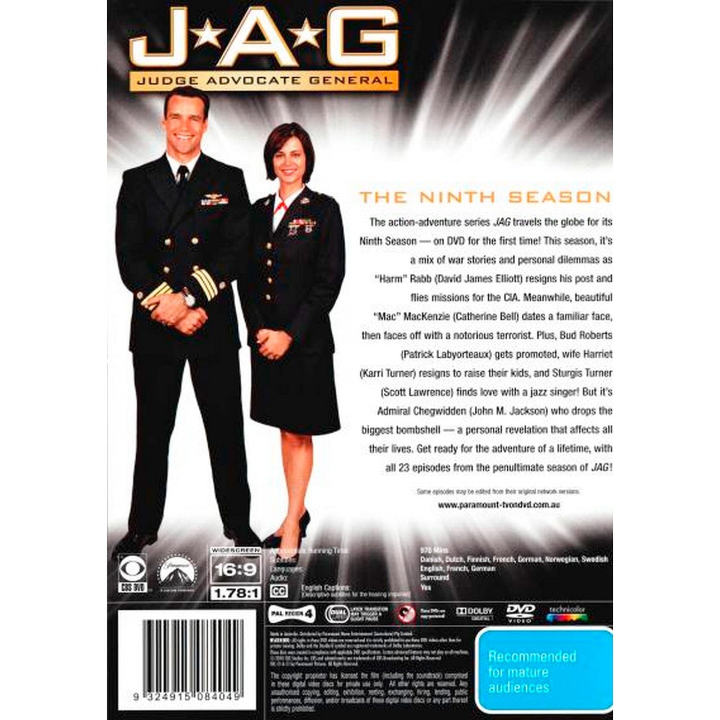 JAG: Judge Advocate General - Season 9 DVD