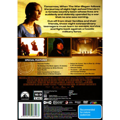 Tomorrow When the War Began DVD