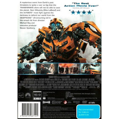 Transformers: Dark of the Moon DVD