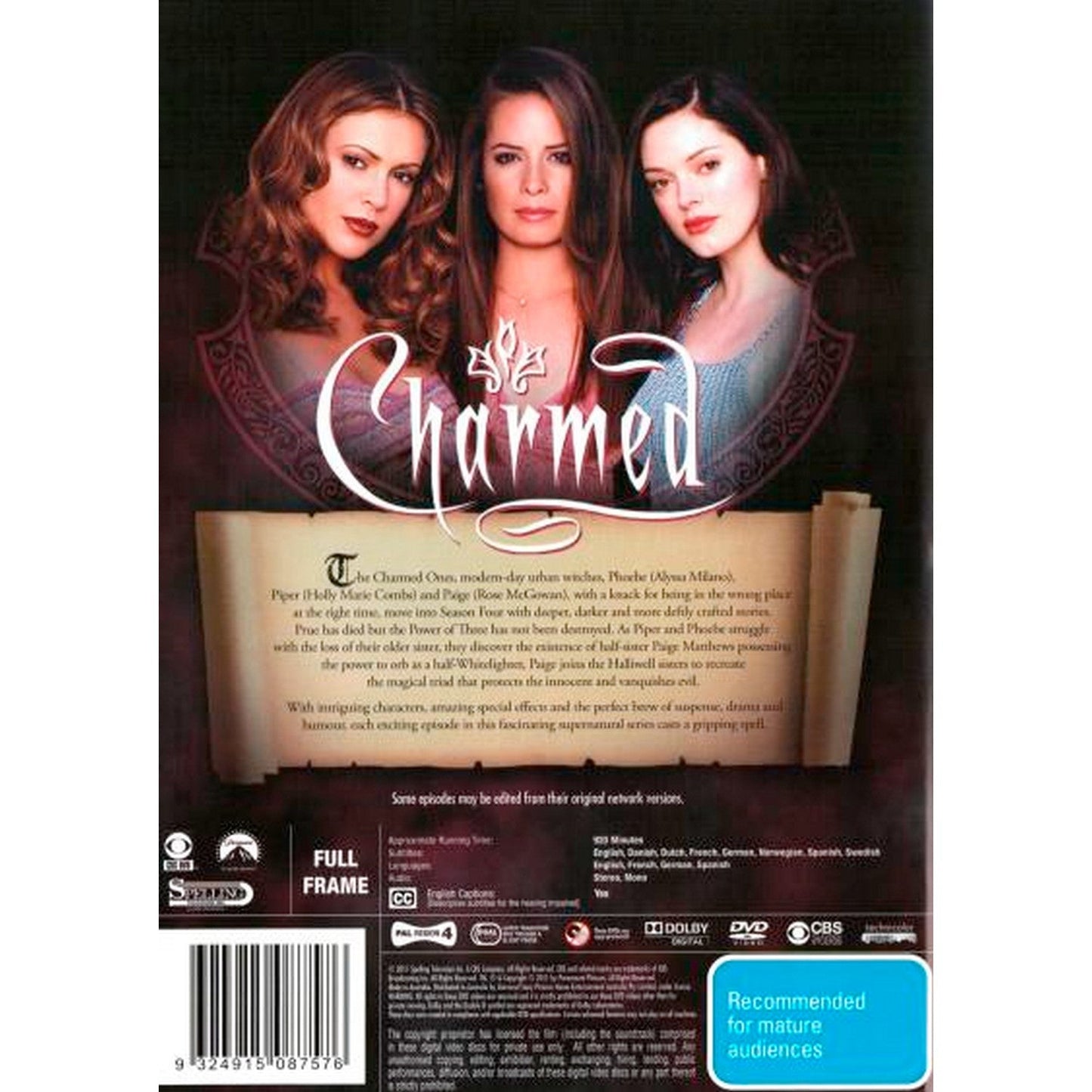 Charmed: Season 4 DVD