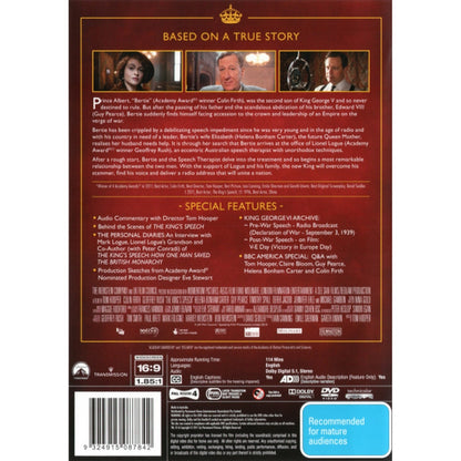 The King's Speech DVD