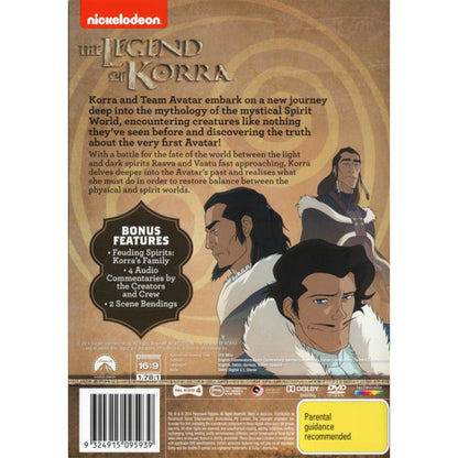 The Legend of Korra: Book 2: Spirits DVD