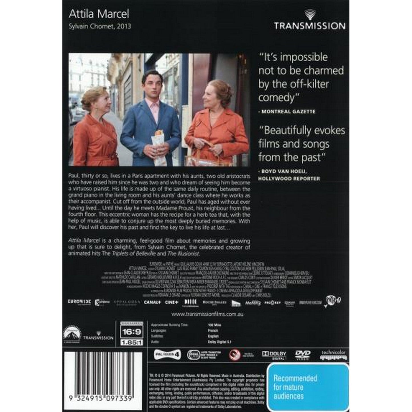 Attilia Marcel DVD