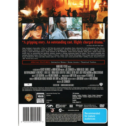 A Time to Kill DVD