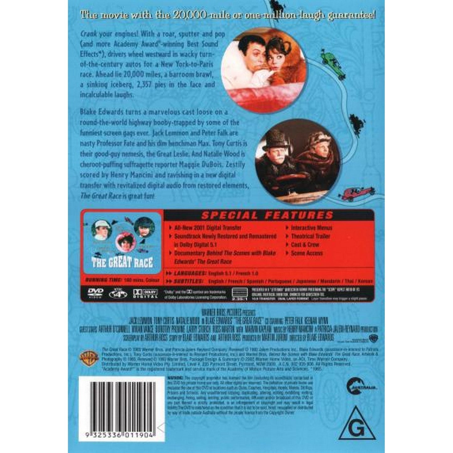 The Great Race DVD