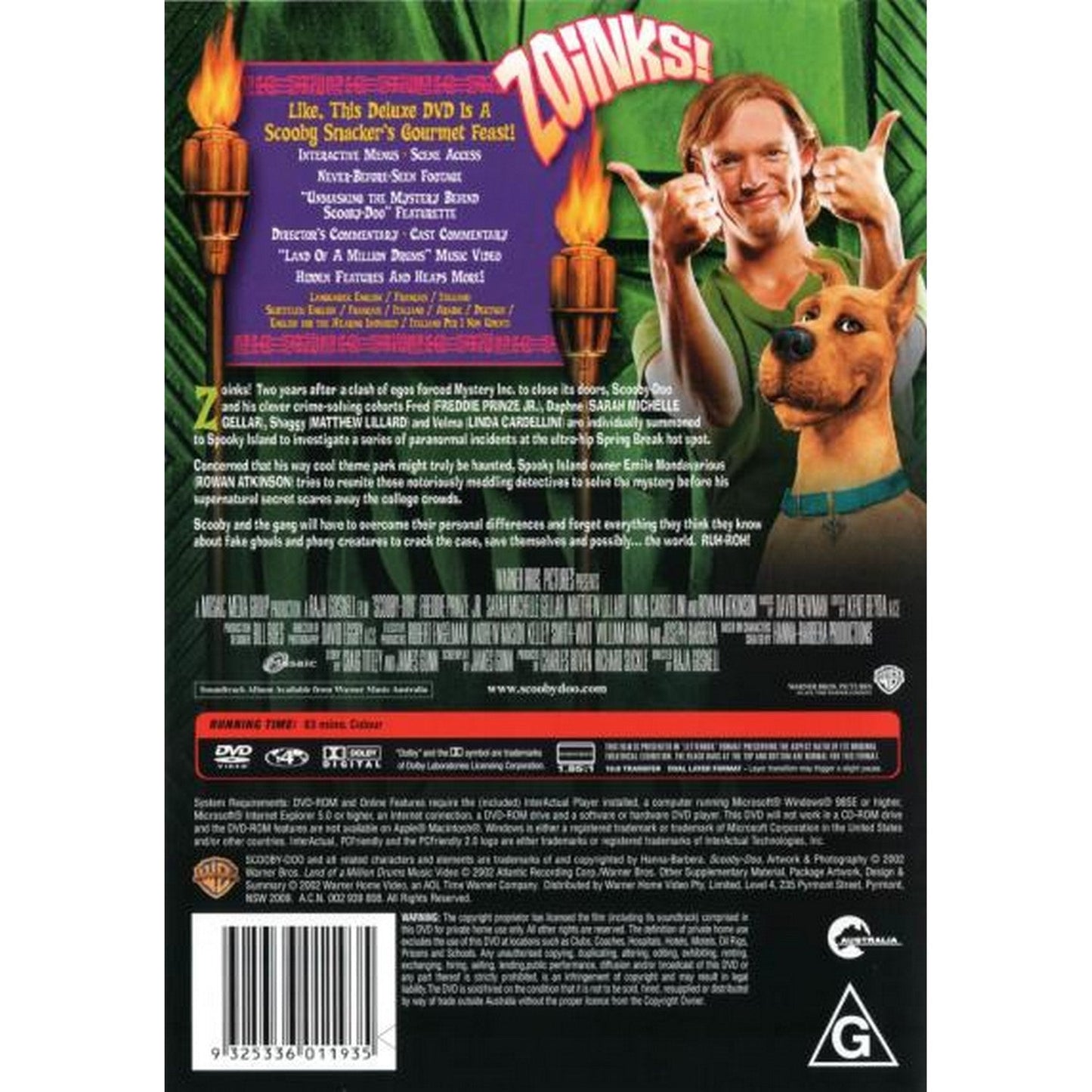 Scooby-Doo (2002) DVD