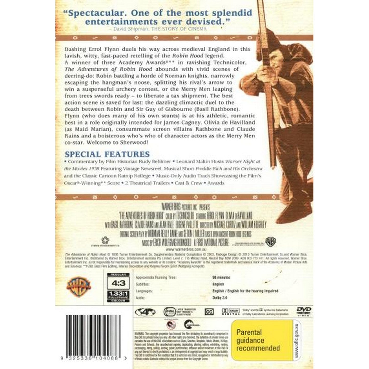 The Adventures of Robin Hood (Classic Collection) DVD