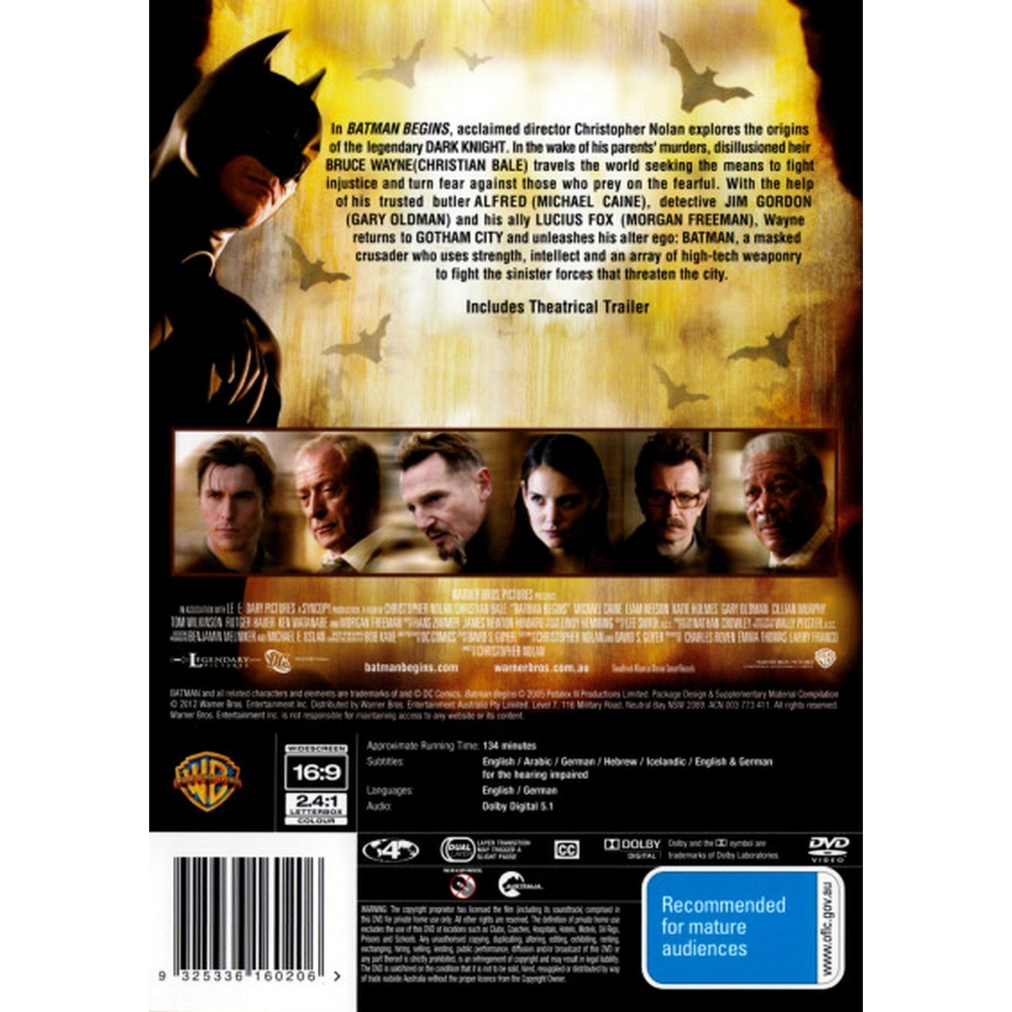 Batman Begins DVD